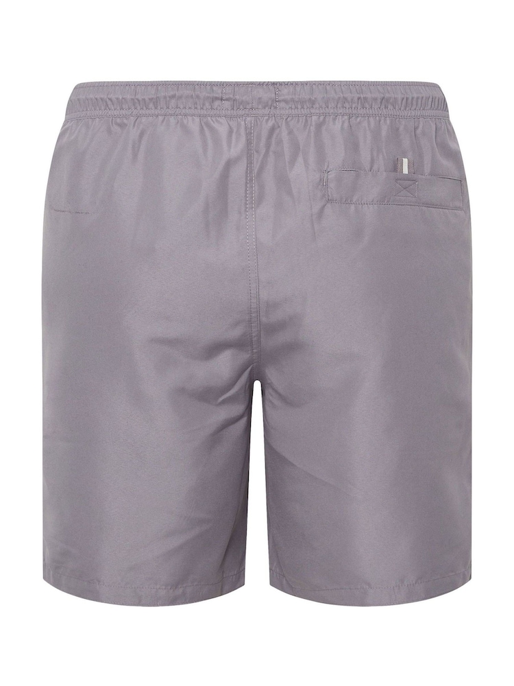 BadRhino Big & Tall Purple Plain Swim Shorts - Image 2 of 2