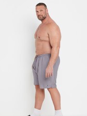 BadRhino Big & Tall Purple Plain Swim Shorts - Image 3 of 7