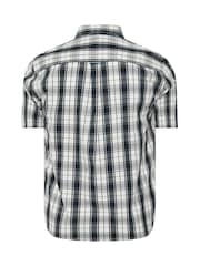 BadRhino Big & Tall Black 100% Cotton Check Shirt - Image 7 of 7