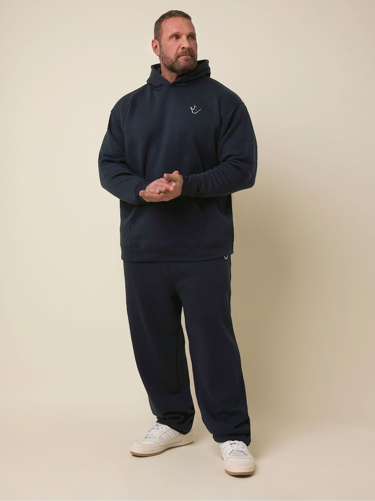 BadRhino Big & Tall Blue IronRhino Logo Pullover Hoodie - Image 1 of 7