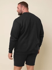 BadRhino Big & Tall Black IronRhino Logo Crewneck Sweatshirt - Image 3 of 6