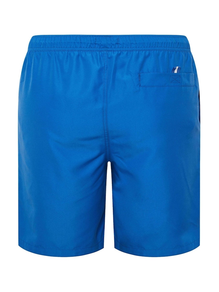 BadRhino Big & Tall Blue Plain Swim Shorts - Image 6 of 6 BadRhino Big & Tall Blue Plain Swim Shorts - Image 6 of 6