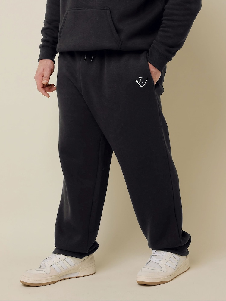 BadRhino Big & Tall Black IronRhino Logo Joggers - Image 2 of 6