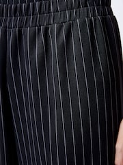 French Connection Black Regina Jersey Wide Leg Trousers - Image 3 of 4