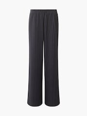 French Connection Black Regina Jersey Wide Leg Trousers - Image 4 of 4