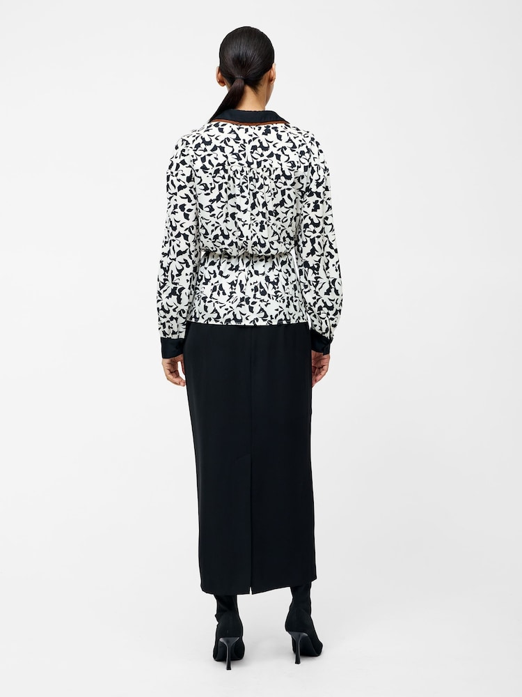 French Connection Blue Domasco Poly Twist Blouses - Image 2 of 4
