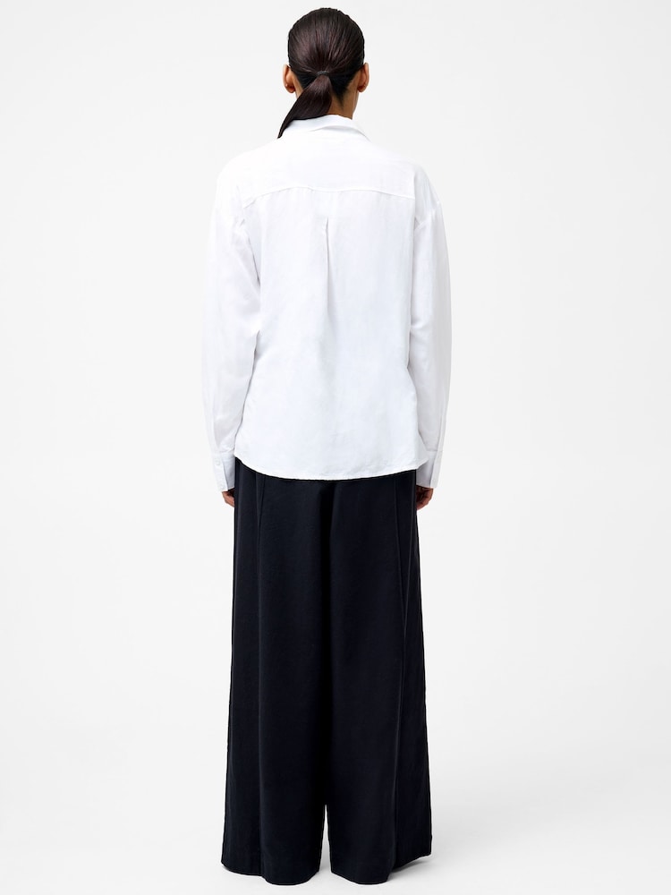 French Connection Auri Linen Clasp Shirt - صورة 2 من 4