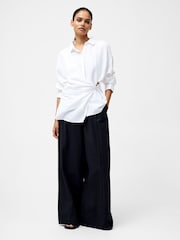 French Connection Auri Linen Clasp Shirt - صورة 3 من 4