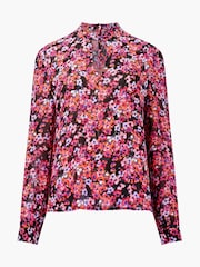 French Connection Black Jennifer Long Sleeve Blouse - Image 4 of 4