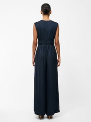 French Connection Blue Damasco Air Flow Poly Jumpsuit - Image 2 of 4