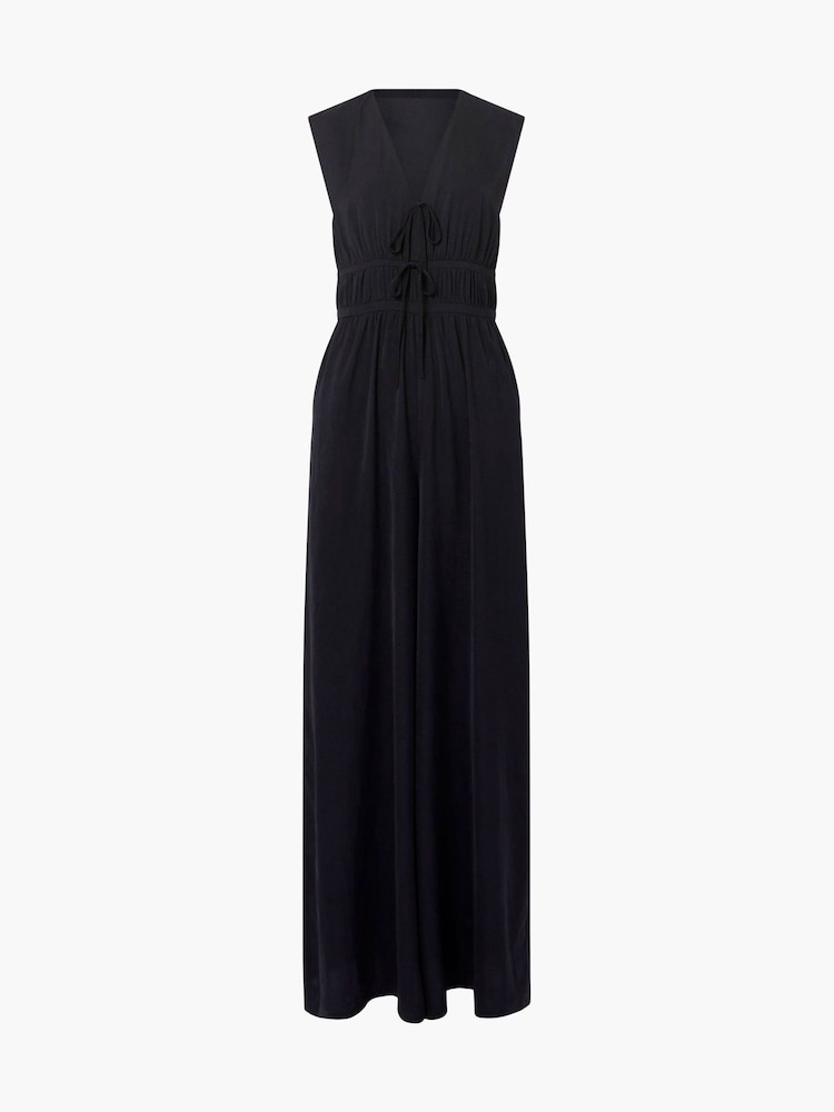 French Connection Blue Damasco Air Flow Poly Jumpsuit - Image 4 of 4