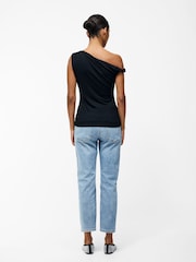 French Connection Sia Jersey Asymmetric Top - Imagen 3 de 4