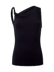 French Connection Sia Jersey Asymmetric Top - Imagen 4 de 4