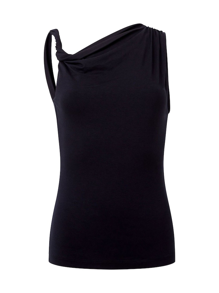 French Connection Sia Jersey Asymmetric Top - Imagen 4 de 4