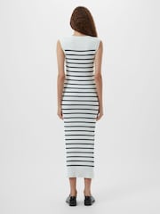 French Connection White Nadina Sleeveless Knit Dress - Image 2 of 4