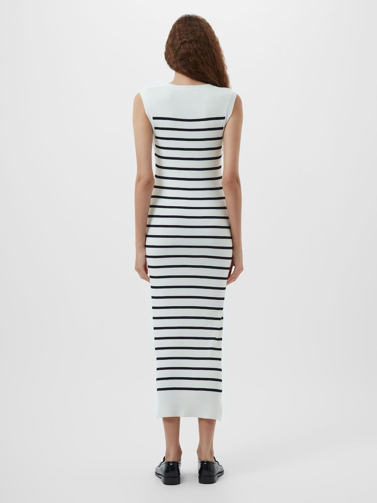 French Connection White Nadina Sleeveless Knit Dress - Image 2 of 4