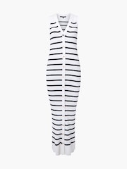 French Connection White Nadina Sleeveless Knit Dress - Image 4 of 4