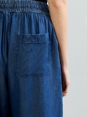 French Connection Blue Colorado Denim Fluid Trousers - Image 3 of 5