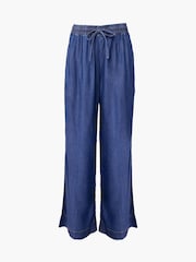French Connection Blue Colorado Denim Fluid Trousers - Image 4 of 5
