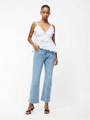 Blusa de voile de algodão Sandra French Connection 100% - Imagem 3 de 5