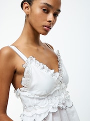 Blusa de voile de algodão Sandra French Connection 100% - Imagem 4 de 5