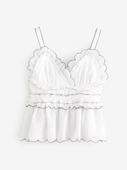 Blusa de voile de algodão Sandra French Connection 100% - Imagem 5 de 5