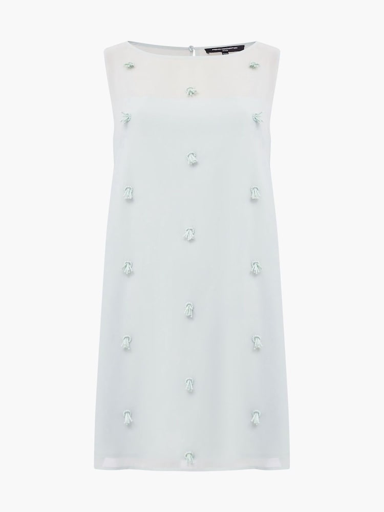French Connection Green Cameron Embellished Dress - Image 4 of 4