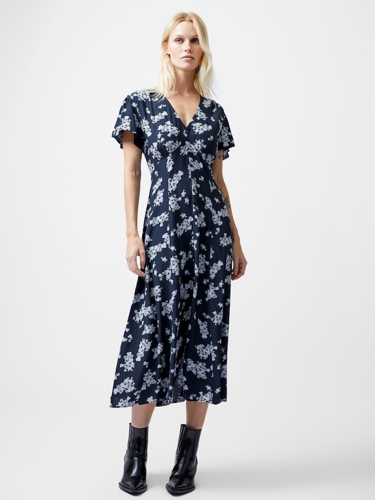 French Connection Blue Raquel Dress - Image 1 of 4