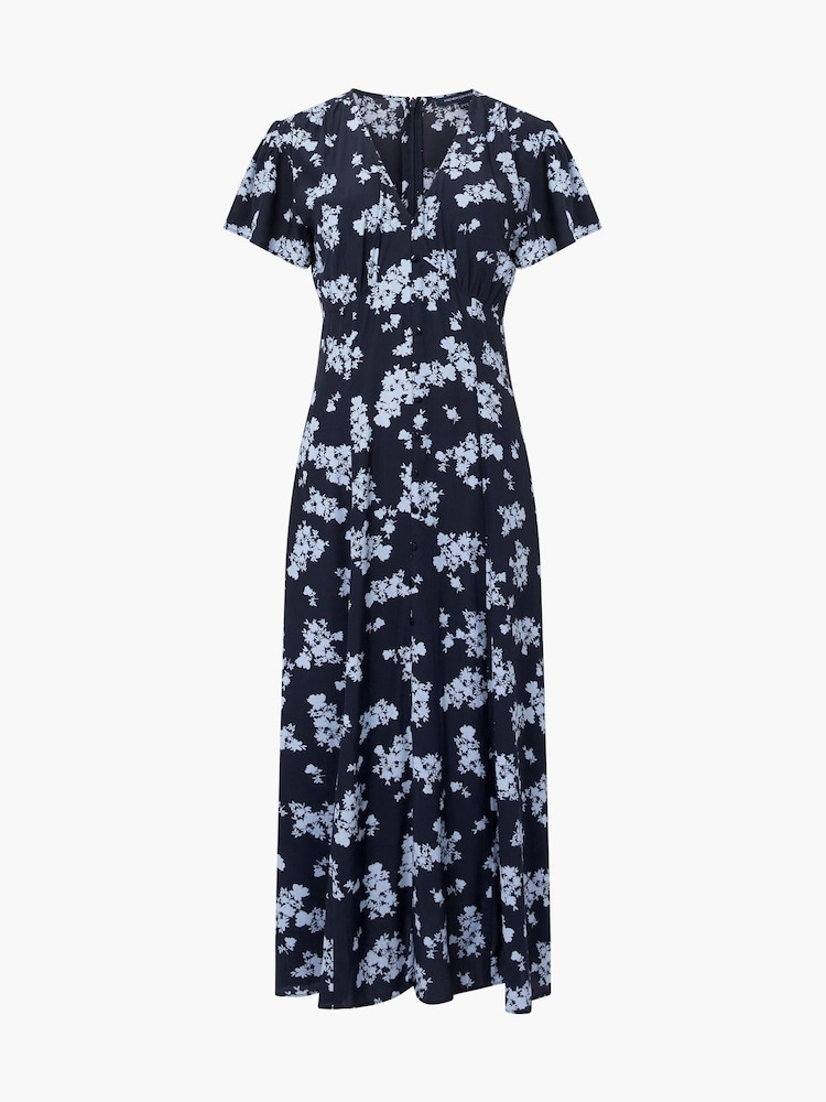 French Connection Blue Raquel Dress - Image 4 of 4