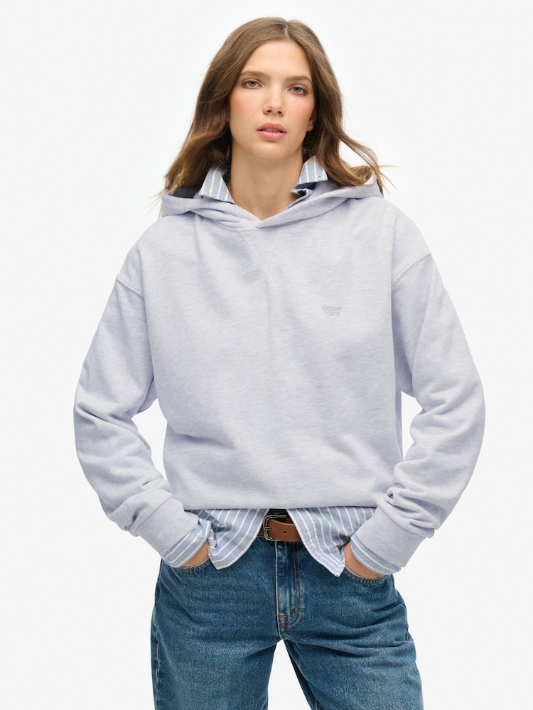 Superdry Grey Studios Hoodie - Image 1 of 3