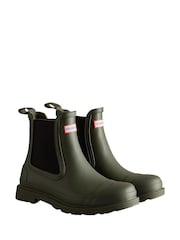 Hunter Green Commando Chelsea Boots - Image 1 of 4