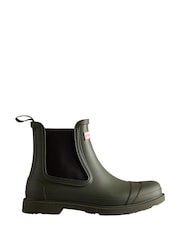 Hunter Green Commando Chelsea Boots - Image 2 of 4