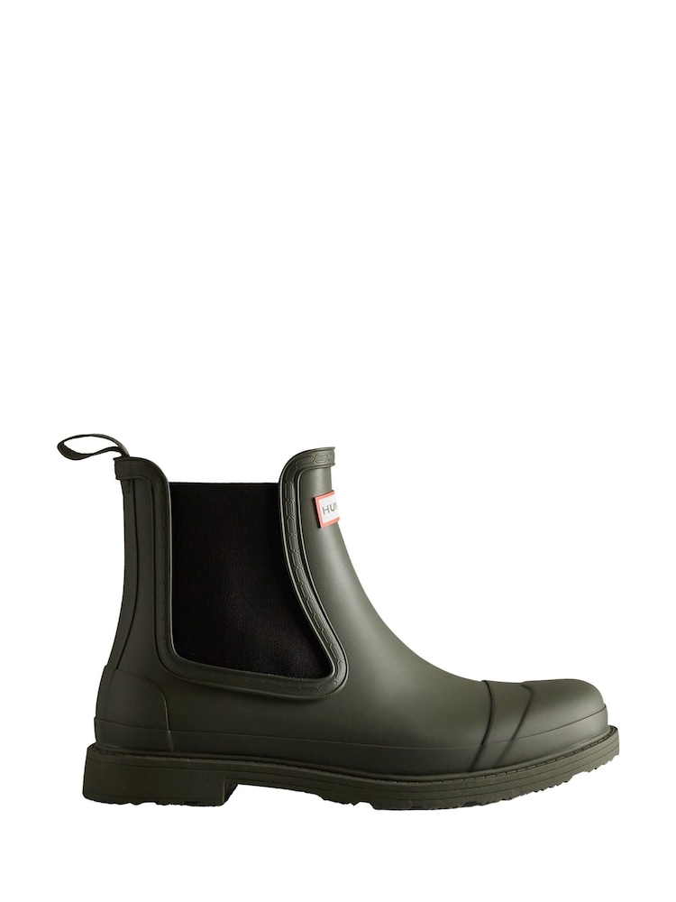 Hunter Green Commando Chelsea Boots - Image 2 of 4