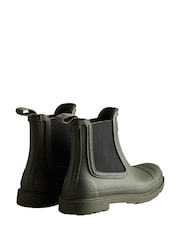 Hunter Green Commando Chelsea Boots - Image 3 of 4