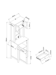 Chalk White Malvern Kitchen Storage Unit - Image 7 of 10