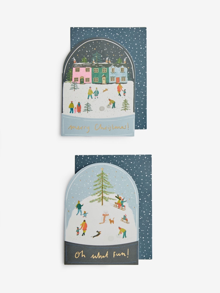 Navy Tree Scene 20 Pack Christmas Cards - Image 3 of 3 Navy Tree Scene 20 Pack Christmas Cards - Image 3 of 3