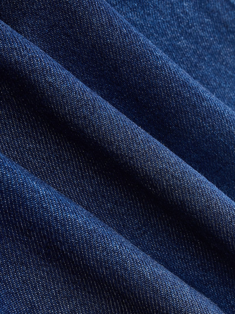 Dark Blue N.Premium High Rise Culotte Jeans - Image 9 of 9