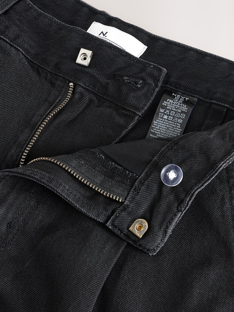 Black N.Premium High Rise Culotte Jeans - Image 2 of 5