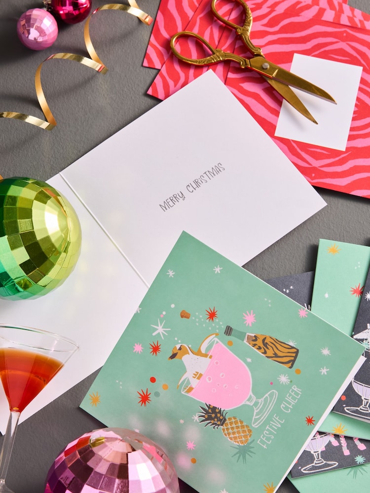 Brights Tinseltown 20 Pack Christmas Cards - Image 2 of 3 Brights Tinseltown 20 Pack Christmas Cards - Image 2 of 3