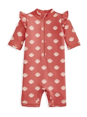 Mamas & Papas Red Shell Print Rashsuit - Image 1 of 3