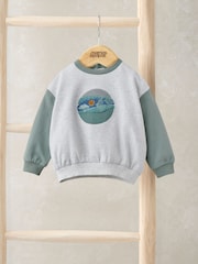 Mamas & Papas Placement Print Sweatshirt - Image 1 of 1