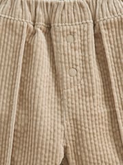 Mamas & Papas Corduroy 100% Cotton Brown Trousers - Image 3 of 3