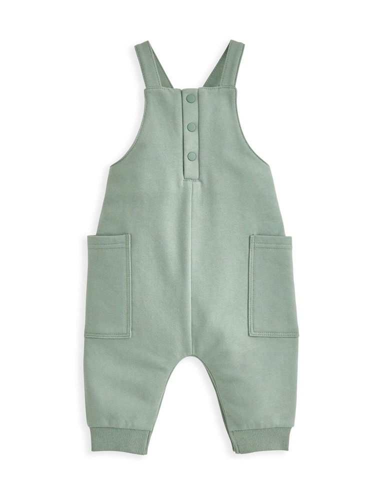 Mamas & Papas zelena Rib Jersey bodi & hlače z naprsnikom in naramnicami Set - Slika 5 iz 5 Mamas & Papas zelena Rib Jersey bodi & hlače z naprsnikom in naramnicami Set - Slika 5 iz 5