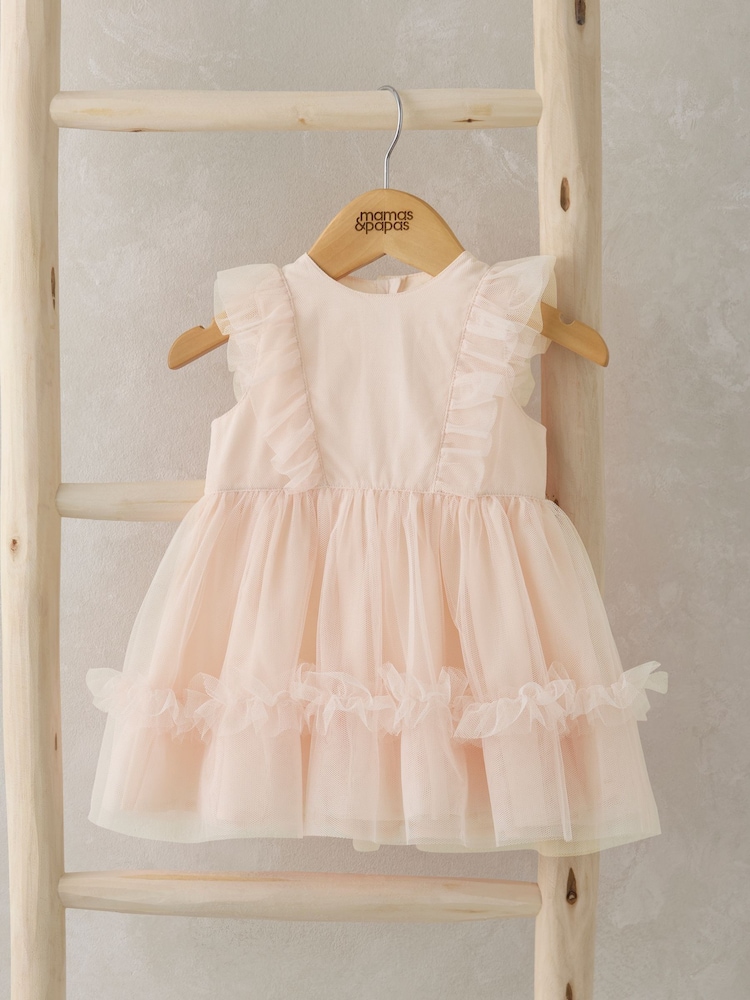 Mamas & Papas Pink Mesh Tutu Dress - Image 1 of 2