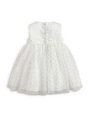 Mamas & Papas 3D Scattered Flower White Dress - Image 3 of 3
