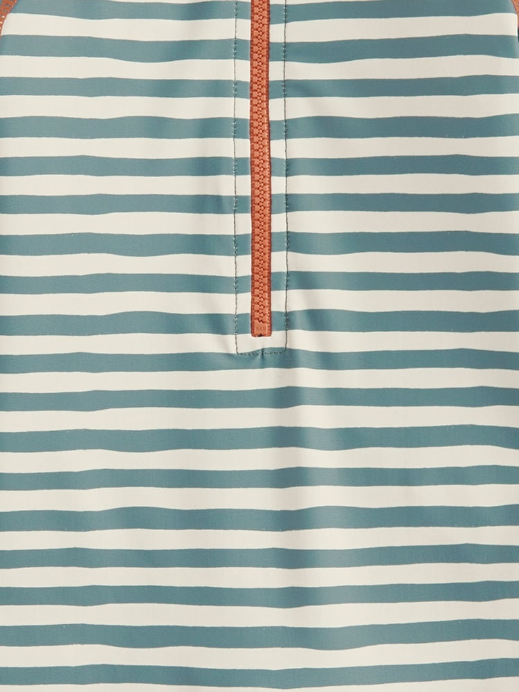 Mamas & Papas Blue Stripe Long Sleeve Rashsuit - Image 2 of 2