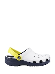 Crocs White Classic Retro Sport Clogs - Image 1 of 4