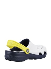 Crocs White Classic Retro Sport Clogs - Image 3 of 4