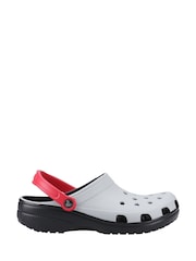 Crocs White Classic Retro Sport Clogs - Image 1 of 4