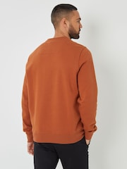 Ruginiu - Bluză Threadbare la baza gâtului - Image 2 of 4